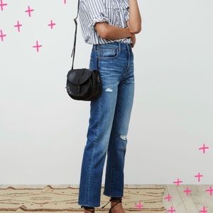 Madewell Straight Crop Jeans